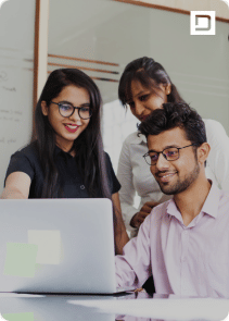 Team of developers at DEPEX creating mobile apps and AI-powered digital solutions