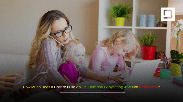 Banner image showing the concept of on-demand babysitting app development like UrbanSitter