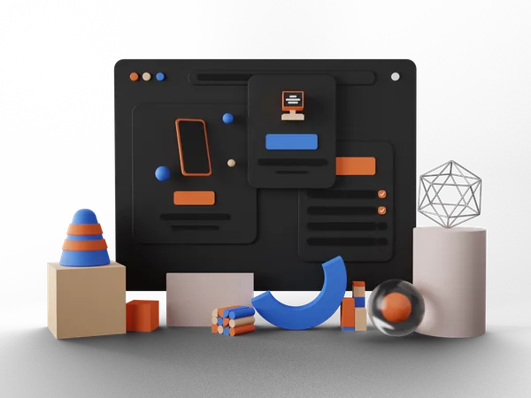 A UI/UX designer working on a computer screen displaying mobile app layouts and wireframes using design tools like Adobe XD and Sketch.
