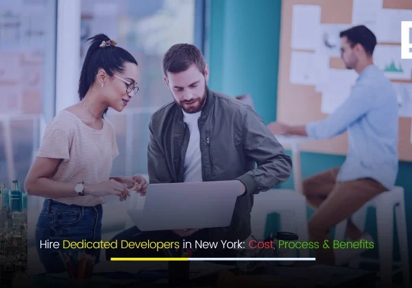 Business team collaborating with dedicated developers in New York at Depex Technologies.