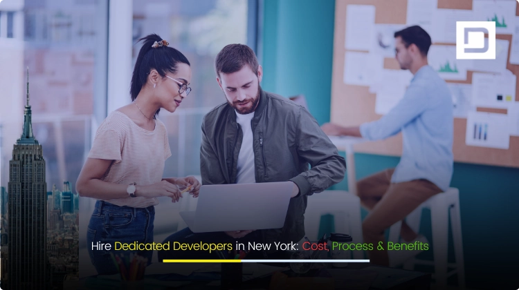 Business team collaborating with dedicated developers in New York at Depex Technologies.