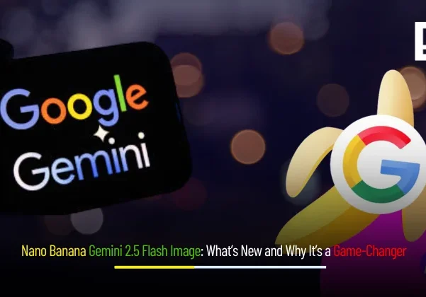 Nano Banana Gemini 2.5 Flash Image banner by Depex Technologies showcasing innovation and AI-first solutions