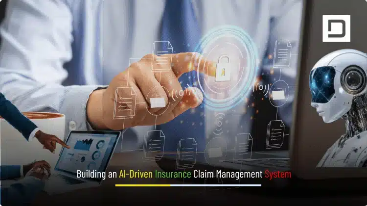 AI-driven insurance claim management dashboard showing claim triage, fraud analytics, and workflow automation by Depex Technologies