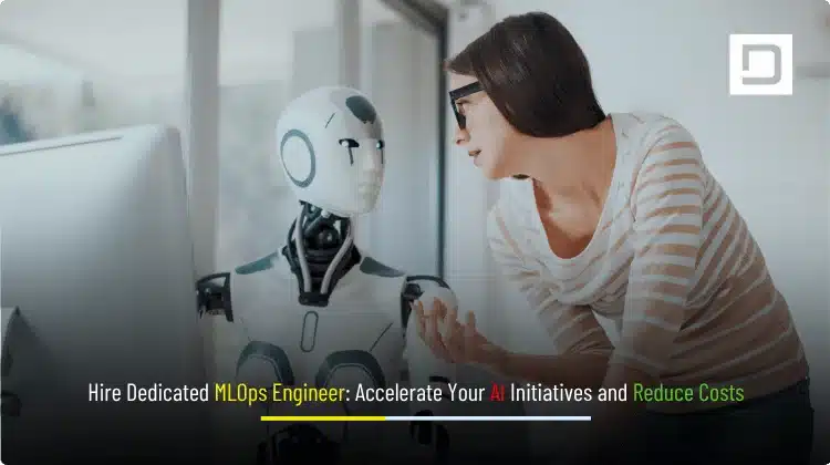 Depex Technologies banner showing a dedicated MLOps engineer optimizing CI/CD pipelines to accelerate AI initiatives and reduce costs