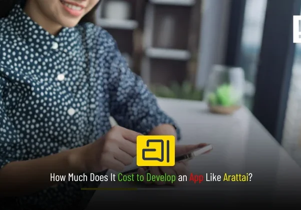 Depex Technologies banner for “How Much Does It Cost to Develop an App Like Arattai” showing chat app UI and price range $75,000–$250,000