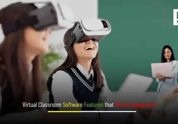 Depex banner: virtual classroom software with whiteboard, breakout rooms, auto attendance, recordings, and live polls