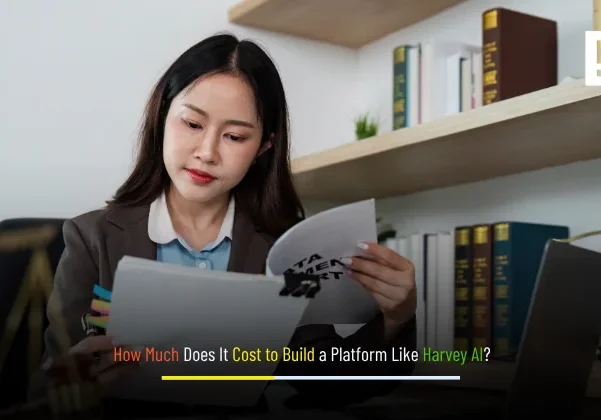 How Much Does It Cost to Build a Platform Like Harvey AI blog banner by Depex Technologies