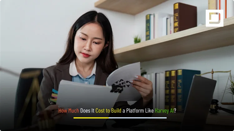 How Much Does It Cost to Build a Platform Like Harvey AI blog banner by Depex Technologies